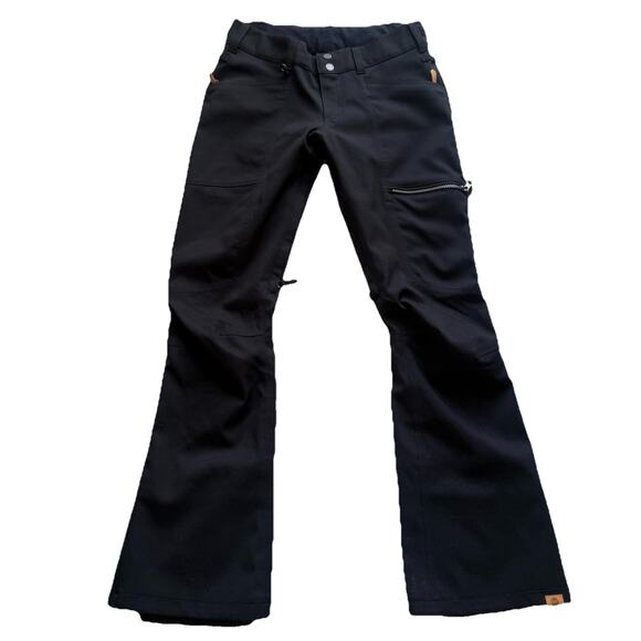 ROXY Backyard Women’s Black Snow Ski Pants DryFlight 10K Waterproof Size Small - Picture 1 of 11